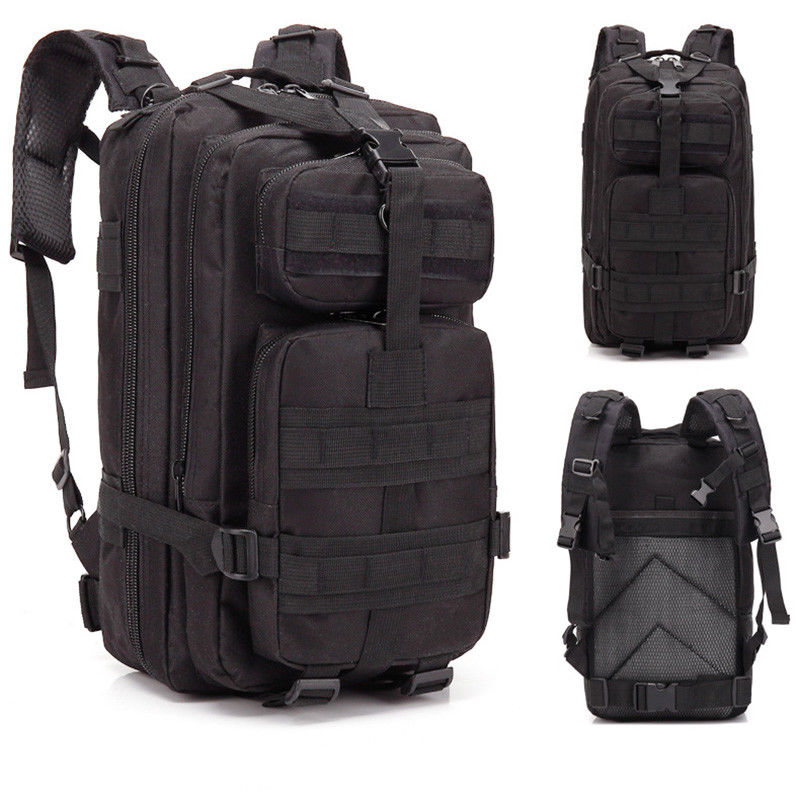 Black 30 Liter Tactical Bag - RENEGADE ARMS LLC