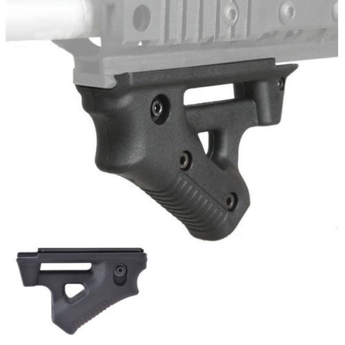 Tactical Angled Forend Grip Picatinny Ergonomic Forward Foregrip In BLK 