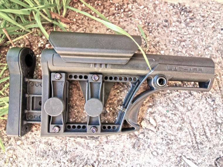 LUTHAR Modular Buttstock & Buffer Tube Kit Assembly Combo BLACK **Fits